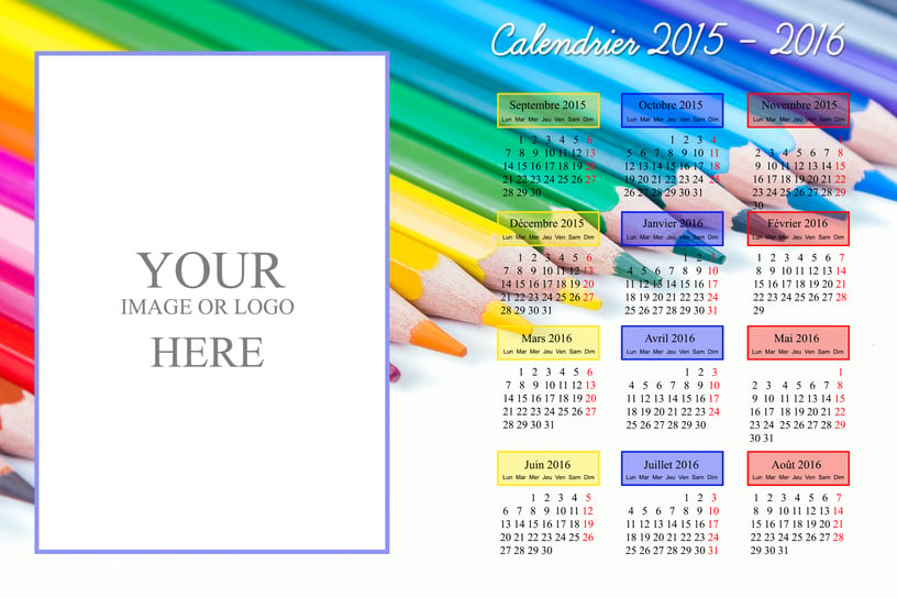 School calendar 2015 - 2016